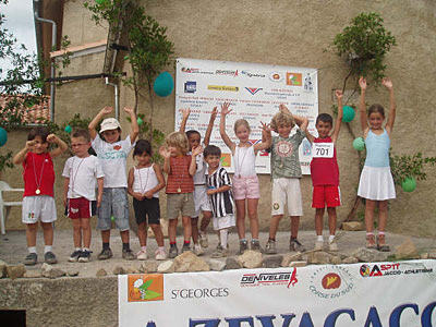 Zevacaccia 2007: le podium des plus jeunes